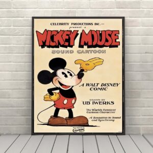 Mickey Mouse Vintage Disney Poster