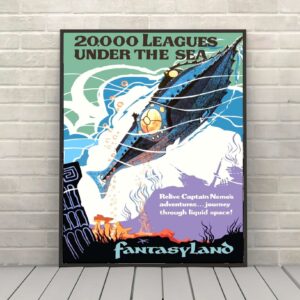 20,000 Leagues Under the Sea Poster Disney