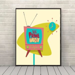 50's Prime Time Cafe Poster Disney Attraction Poster