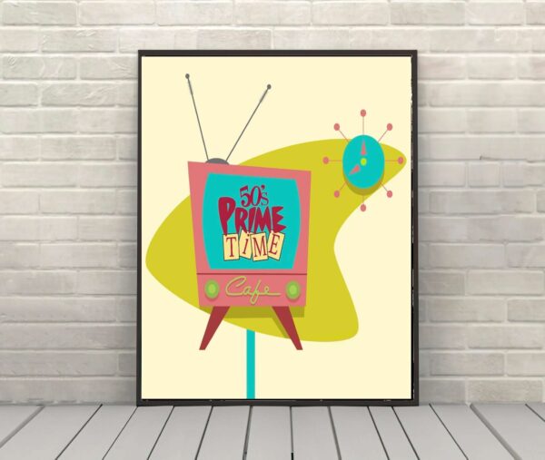 50's Prime Time Cafe Poster Disney Attraction Poster
