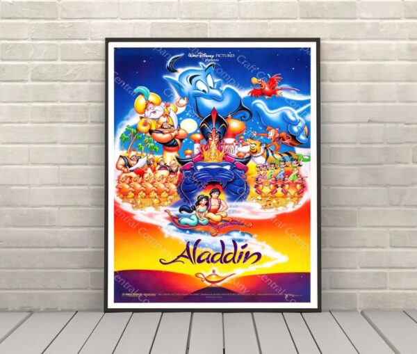 Aladdin Movie Poster Disney Movie Poster