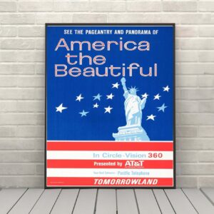 America the Beautiful Disney Tomorrowland Poster