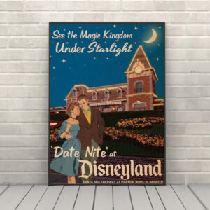 Disneyland Date Nite Attraction Poster