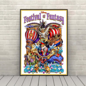 Festival of Fantasy Parade Poster Disney Attraction Poster