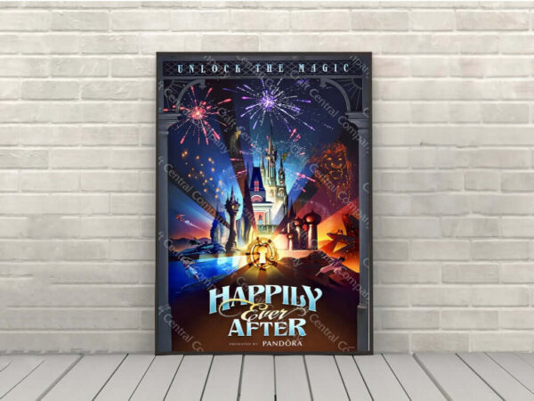 Happily Ever After Poster Disney Fireworks Show