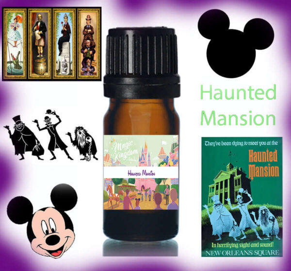 Haunted Mansion Fragrance 5ml & 10ml Dropper Bottle Disney Diffuser Oil Stretching Room Fragrance