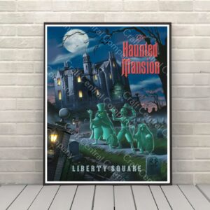 Haunted Mansion Liberty Square Poster