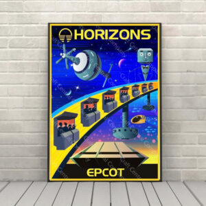 Horizons Epcot Poster Disney Attraction Posters