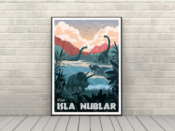 Jurassic Park Isla Nublar Poster