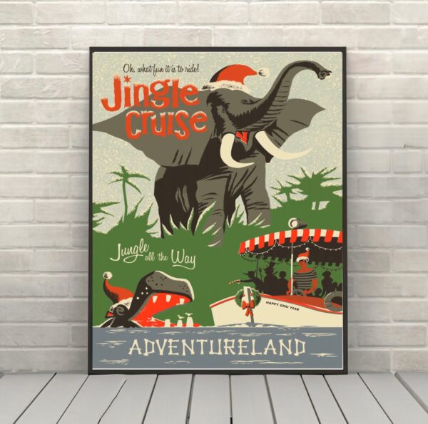 Jingle Cruise Disney Poster Jungle Cruise