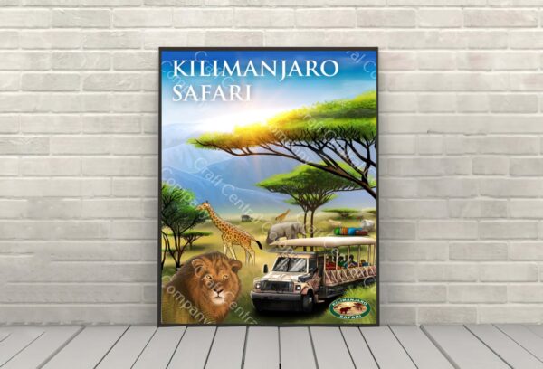 Kilimanjaro Safari Animal Kingdom Poster