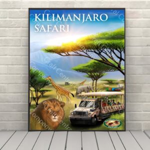 Kilimanjaro Safari Disney Attraction Poster