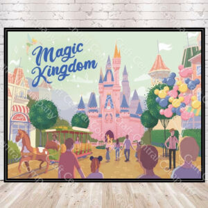 Magic Kingdom Poster Disney Main Street Attraction Poster