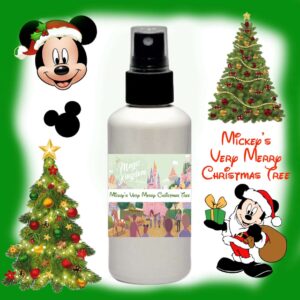 Mickey's Very Merry Christmas Tree Fragrance Spray Bottle