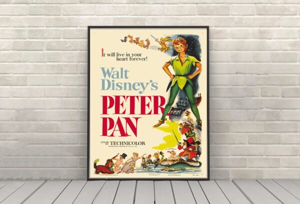 Vintage Peter Pan Movie Poster