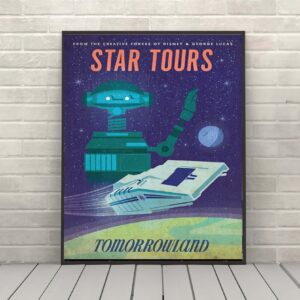 Star Tours Poster Tomorrowland
