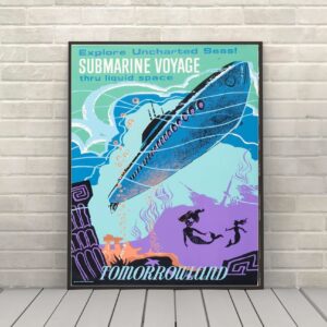 Submarine Voyage Disney Attraction Poster