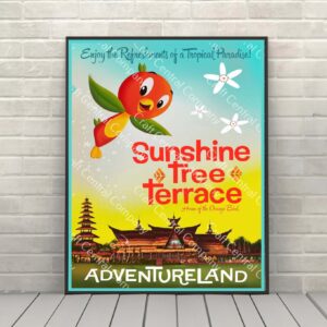 Sunshine Tree Terrace Adventureland Poster