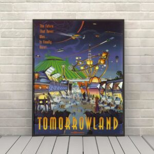 Tomorrowland Disney Attraction Poster