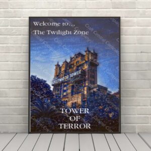 Tower of Terror Poster The Twilight Zone Disney Attraction Poster