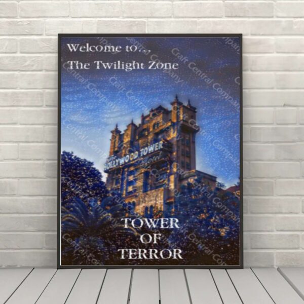 Tower of Terror Poster The Twilight Zone Disney Attraction Poster