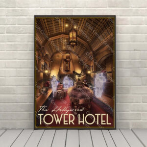 The Hollywood Tower of Terror Ghost Lobby Poster