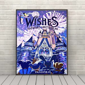 Wishes Firework Spectacular Poster Disney Attraction Poster