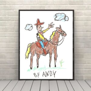 Disney Toy Story Woody Drawing  Poster