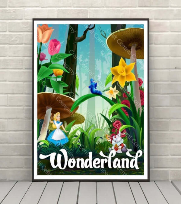 Alice in Wonderland Vintage Disney Movie Posters