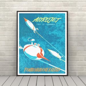 Disney Astrojet Attraction Poster