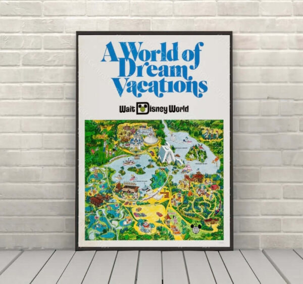 A World of Dream Vactions Disney Attraction Poster