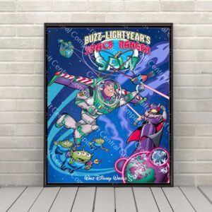 Buzz Lightyear's Space Ranger Spin Disney Attraction Poster