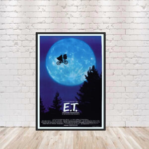 E.T. Poster Universal Studios Sizes 8x10, 11x14, 13x19, 16x20, 18x24 E.T. Ride Poster Classic movie poster Vintage Poster ET Ride Poster