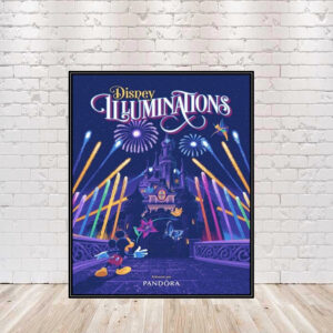 Epcot Illuminations Epcot Poster Disney Poster Disney World Poster Vintage Illuminations Poster