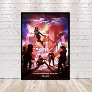 Avengers Poster Vintage Disney Poster Avengers Recruitment Poster California Adventure Poster Sizes 8x10, 11x14, 13x19 D23 Disneyland Poster
