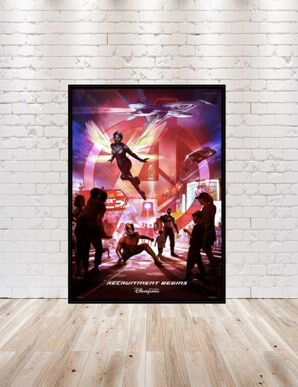 Avengers Poster Vintage Disney Poster Avengers Recruitment Poster California Adventure Poster Sizes 8x10, 11x14, 13x19 D23 Disneyland Poster