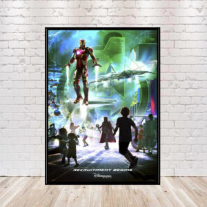 Avengers Poster Vintage Disney Poster Avengers Recruitment Poster California Adventure Poster Sizes 8x10, 11x14, 13x19 D23 Disneyland Poster