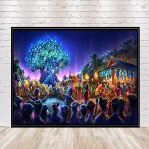 Animal Kingdom Poster Vintage Disney Poster Disney D23 Poster Disney World Poster Tree of Life Poster Disneyland Poster Disney Wallart