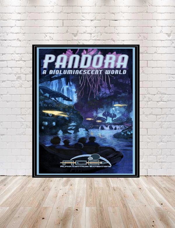 Pandora Poster Navi River Journey Animal Kingdom Poster