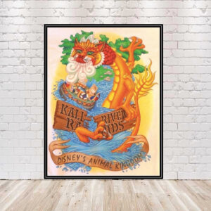 Kali River Rapids Poster 8x10 11x14 13x19 16x20, 18 x 24 Animal Kingdom Poster Vintage Poster Disney Poster Disney World Disney World Poster