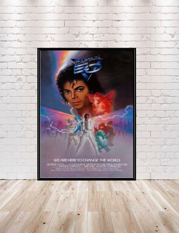 Captain Eo POSTER Disney World Poster Sizes 8x10, 11x14 13x19 16x20 18x24 Vintage Disney Poster Michael Jackson Disney Poster Disneyland