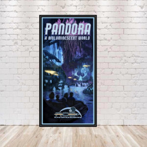 Animal Kingdom Avatar Poster Vintage Poster Pandora A Bioluminescent World Poster