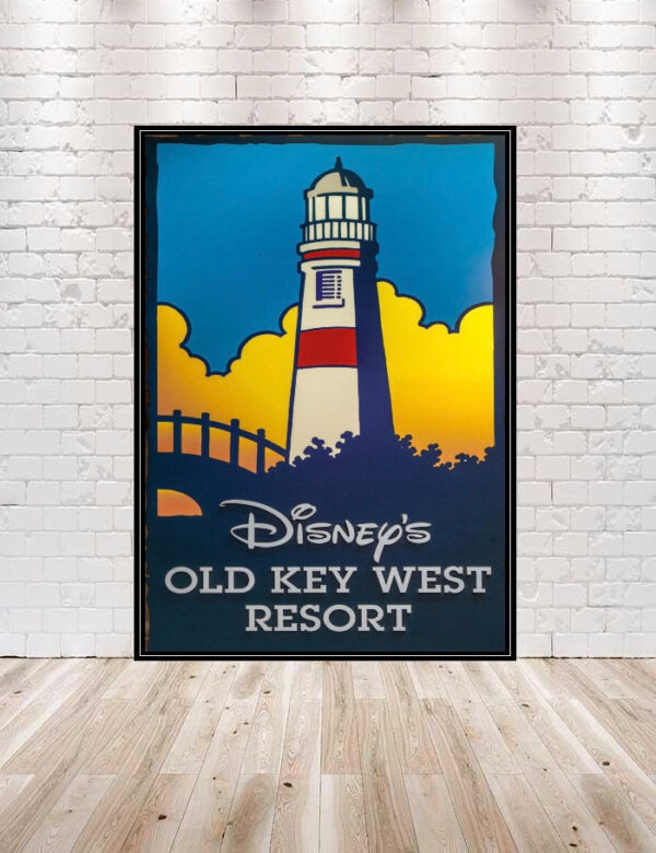 Old Key West Resort POSTER Old Key West poster Vintage Disney Poster Disney World Poster Disney Hotel Poster