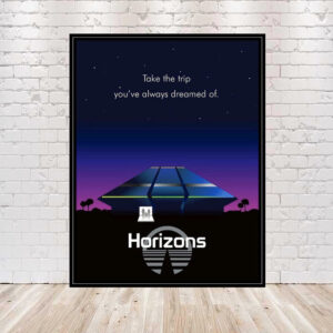 Horizons Poster Epcot Poster Vintage Disney Attraction Poster