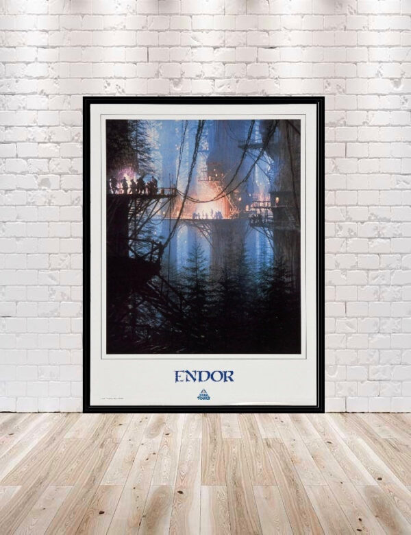 Endor Poster Vintage Star tours Poster Sizes 8x10 11x14 13x19 16x20 18x24 Hollywood Studios Poster Star Wars Poster Vintage Disney Poster
