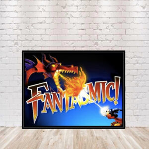 Fantasmic Poster Vintage Disney Poster Sizes 8x10 11x14 13x19, 16x20 18x24 Hollywood Studios Poster Vintage Disney World Poster MGM Studios