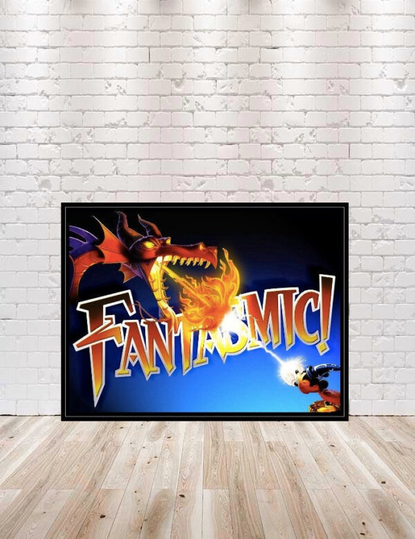 Fantasmic Poster Vintage Disney Poster Sizes 8x10 11x14 13x19, 16x20 18x24 Hollywood Studios Poster Vintage Disney World Poster MGM Studios