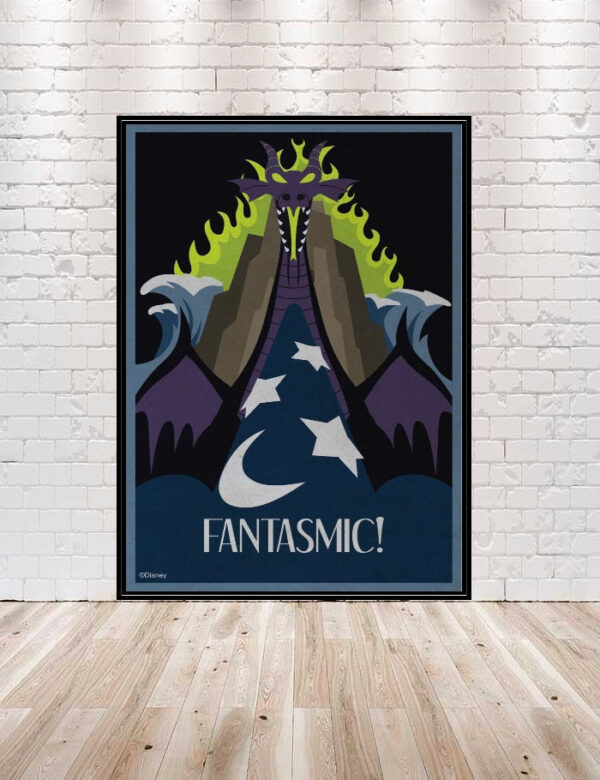 Fantasmic Poster Vintage Disney Poster Sizes 8x10 11x14 13x19, 16x20 18x24 Hollywood Studios Poster Vintage Disney World Poster MGM Studios