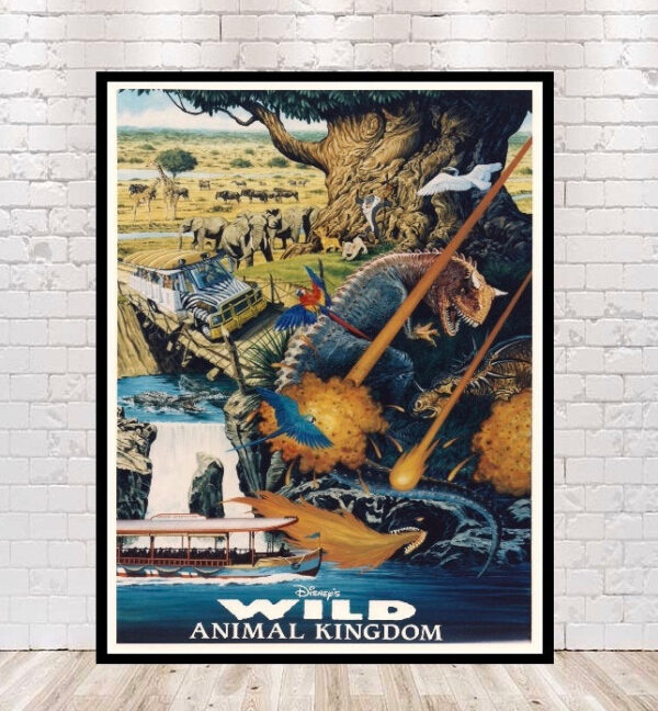 Animal Kingdom Disney Park Attraction Poster
