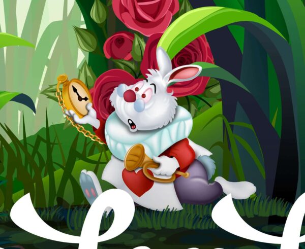 Alice in Wonderland Poster Disney Poster Disney Movie Poster Attraction Poster Vintage Disney World Poster Classic Disney Movie Disneyland